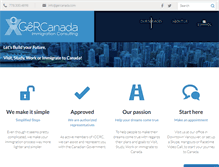 Tablet Screenshot of gercanada.com